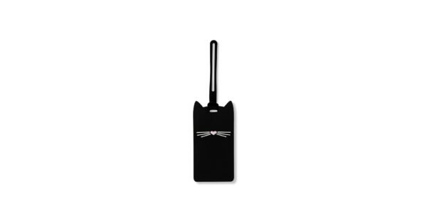 51566MakRiL.jpg_BO30,255,255,255_UF750,750_SR1910,1000,0,C_QL100_ Silicone Luggage Tag with Durable Strap Black Cat