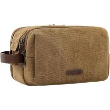 images (77) Shaving Bag for Toiletries Accessories Khaki Medium Basic Leisure