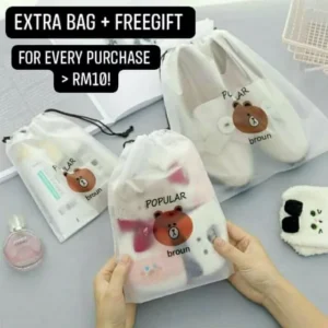 MALAYSIA READY STOCK Waterproof Women Travel Makeup Bag Toiletries Storage Case or Doorgift Bag