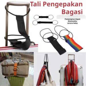 Travel Essentials Free Hands Anti Theft SecureTravel Bag Bundle Strap Suitcase Nylon Bundle Straps Travel Bag Fixed Packing Elastic Rope Strong Reliable Wear Resistant Protable Durable Adjustable
